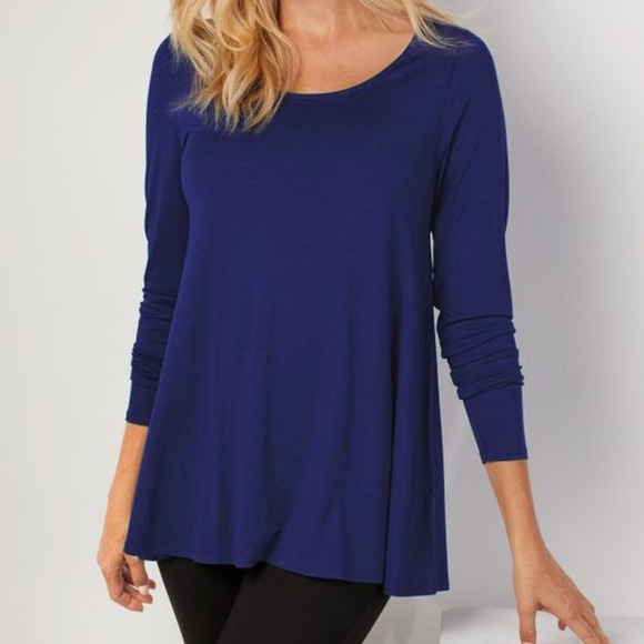 Soft Surroundings Tops - SOFT SURROUNDINGS Scoop Neck Tunic Top MEDIUM